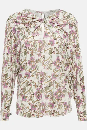 Isabel Marant Jociae printed jersey top