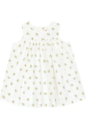 BONPOINT Baby Clothi floral cotton poplin dress