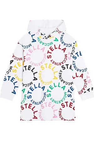 Stella McCartney Logo cotton jersey sweatshirt dress