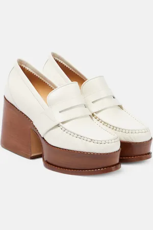 GABRIELA HEARST Augusta leather platform loafers