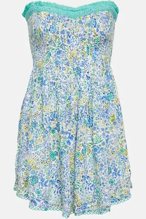 POUPETTE ST BARTH Claire floral bandeau minidress
