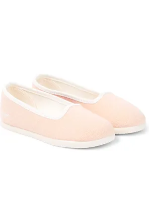 BONPOINT Floral canvas loafers