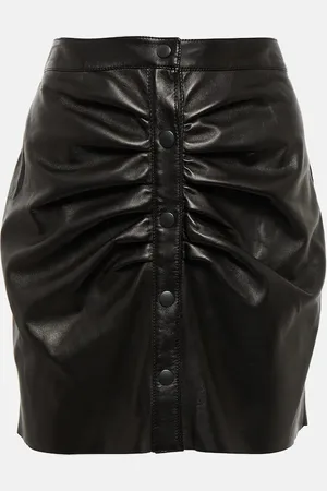 Isabel Marant Carvelioga leather miniskirt
