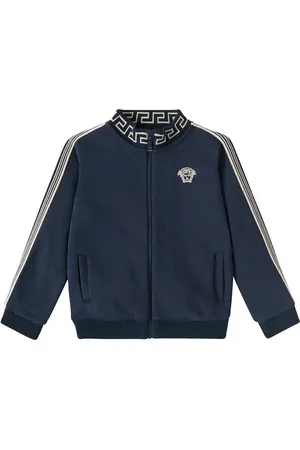 VERSACE Medusa embroidered cotton sweatshirt