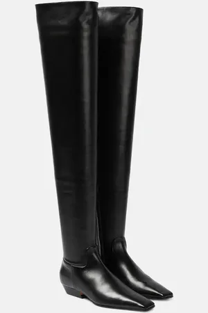 Khaite Marfa leather over-the-knee boots