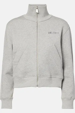 The Attico Cotton fleece track jacket