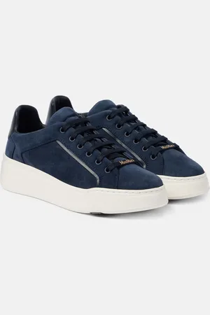 Max Mara SuperSuede suede platform sneakers