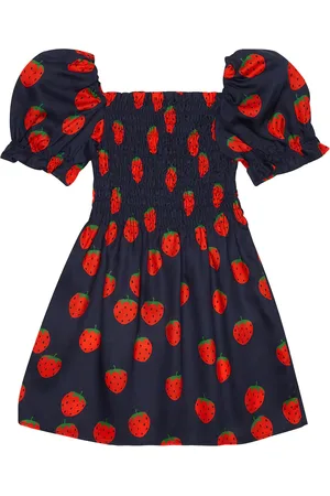 Mini Rodini Printed smocked dress