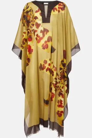 DRIES VAN NOTEN Floral cotton beach cover-up
