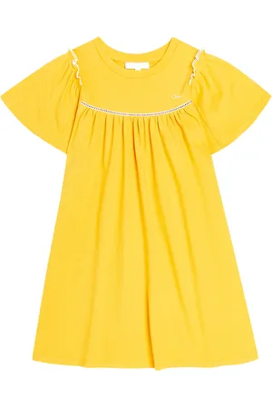 Chloé Ruffled cotton dress