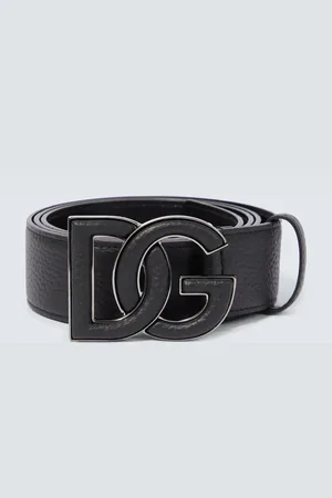 Dolce & Gabbana DG leather belt