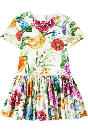 Dolce & Gabbana Floral cotton poplin dress