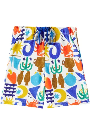 FÁBULA Printed cotton Bermuda shorts