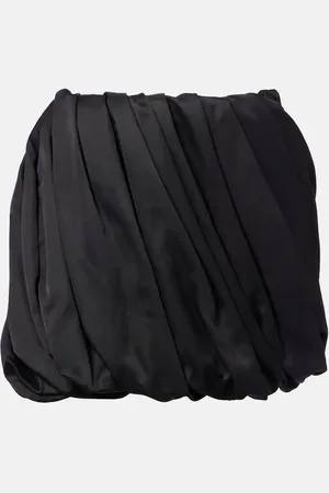 J.W.Anderson Pleated satin miniskirt