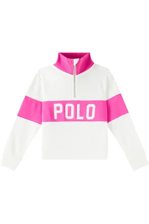 Ralph Lauren Logo cotton-blend terry polo sweater