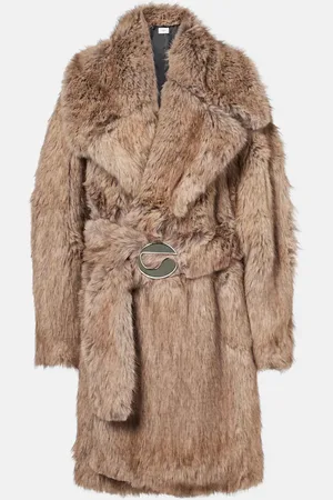 COPERNI Belted faux fur coat