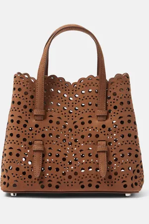 Alaïa Mina 20 Vienne Wave leather tote bag