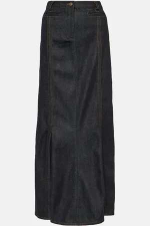 AYA MUSE Alis denim maxi skirt