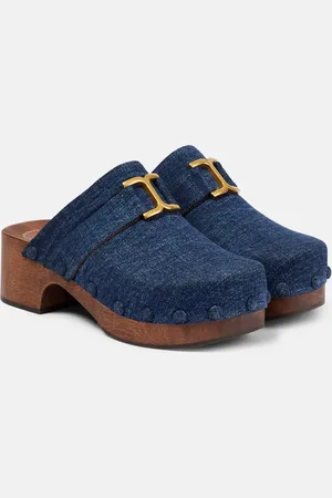 Chloé Marcie denim clogs