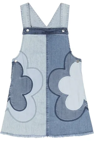 Stella McCartney Floral patchwork denim dress