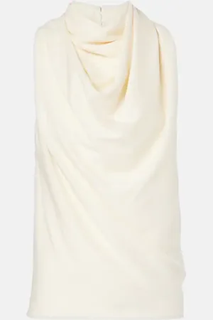 Altuzarra Sleary draped crÃªpe top