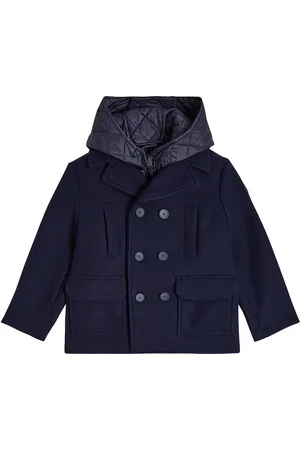 Il gufo Double-breasted hooded coat