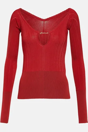 Jacquemus Le Haut Pralu off-shoulder sweater