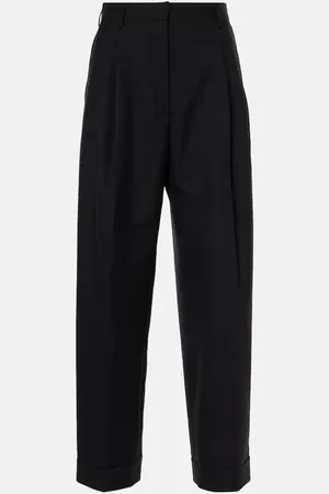 DRIES VAN NOTEN High-rise wool wide-leg pants