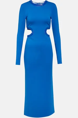 Staud Dolce cutout midi dress