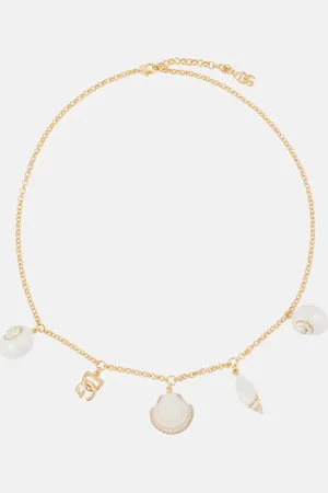 Dolce & Gabbana Capri DG charm necklace