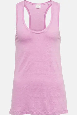 Marant Etoile Avien linen tank top