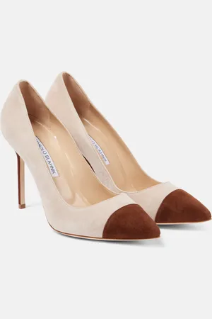 Manolo Blahnik Capcour 105 suede pumps