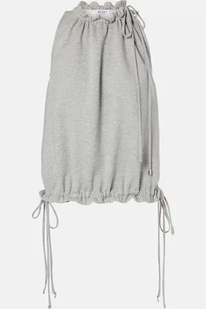 The Attico Cotton halterneck top