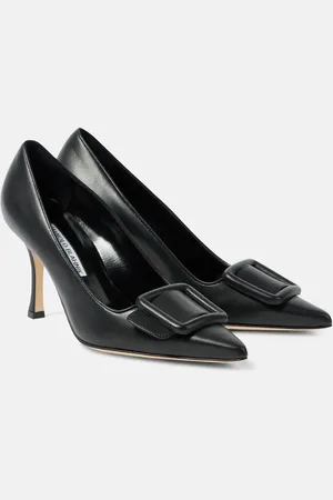 Manolo Blahnik Maysale 70 leather pumps