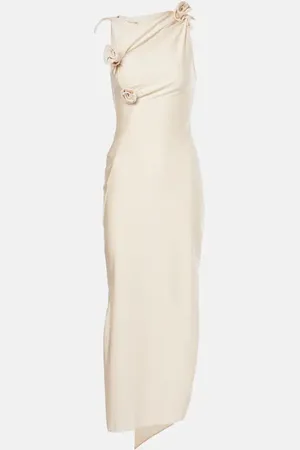 COPERNI Floral-appliquÃ© asymmetric gown