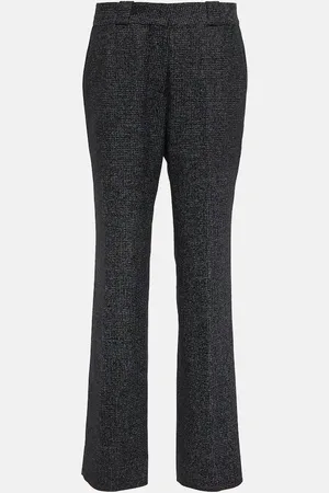 Blazé Milano Percheron high-rise wool-blend pants