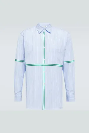 Comme des Garçons Striped cotton shirt