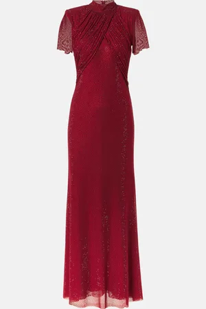 Self-Portrait Embellished maxi dress