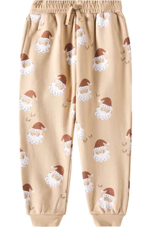 Rylee + Cru Printed cotton-blend sweatpants