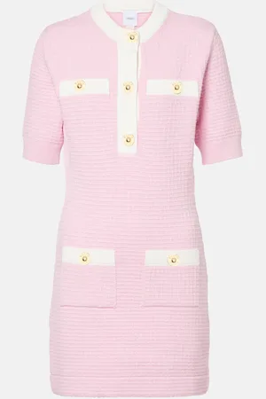 Patou Waffle-knit cotton minidress