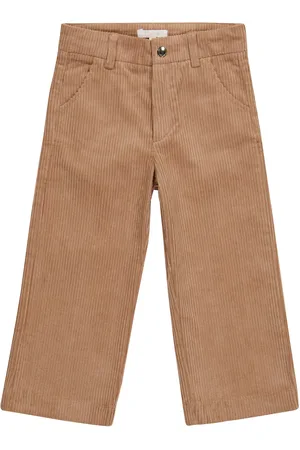 Chloé Stretch-cotton corduroy straight pants