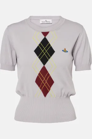 Vivienne Westwood Argyle cotton and wool top