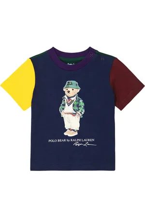 Ralph Lauren Baby Polo Bear cotton jersey T-shirt