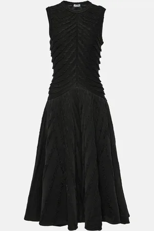 Alaïa Gathered midi dress