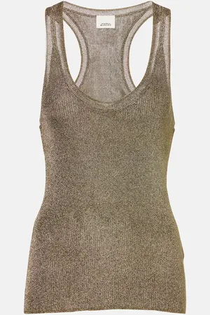 Isabel Marant LamÃ© tank top