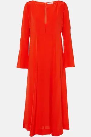 Dorothee Schumacher Sophisticated Volumes silk midi dress