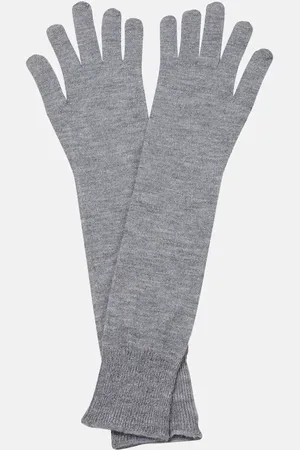 Alaïa Cashmere and silk gloves