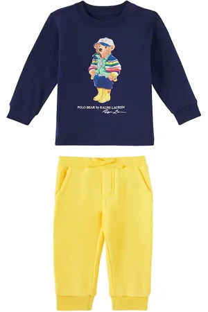 Ralph Lauren Baby Polo Bear top and sweatpants set