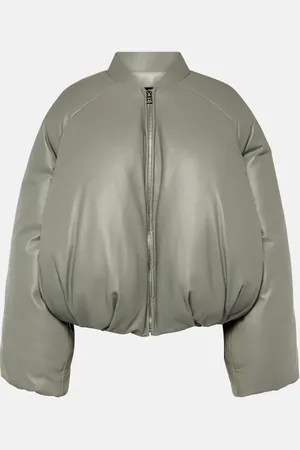 Loewe Padded leather bomber jacket