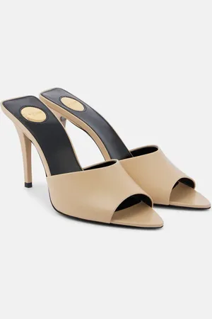 Saint Laurent Romy 90 leather mules
